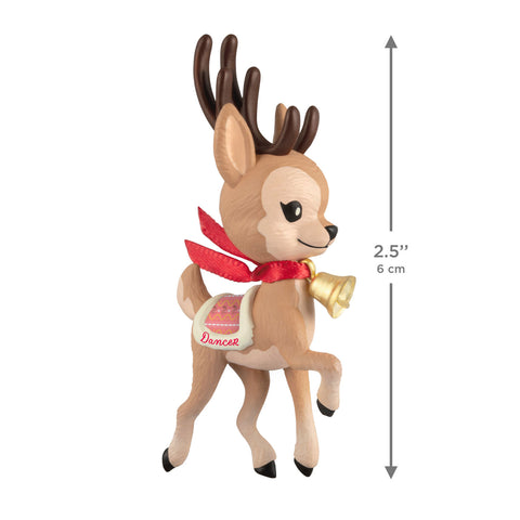 Hallmark Eight Tiny Reindeer Dancer Ornament Hallmark