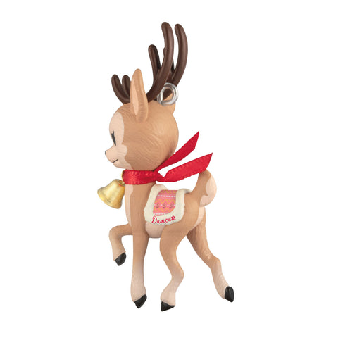 Hallmark Eight Tiny Reindeer Dancer Ornament Hallmark