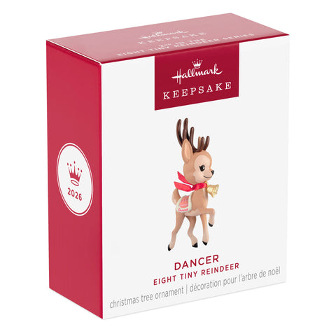 Hallmark Eight Tiny Reindeer Dancer Ornament Hallmark