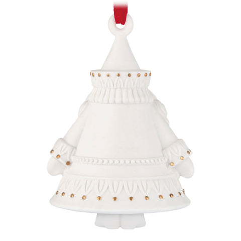 Hallmark Stunning Santas Porcelain Ornament Hallmark