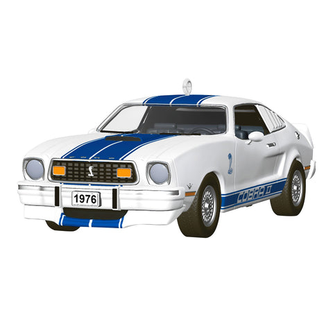 Hallmark Classic American Cars 1976 Ford Mustang Cobra II 2026 Metal Ornament Hallmark