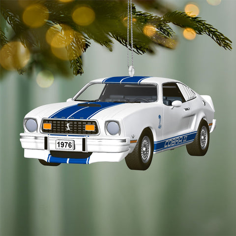 Hallmark Classic American Cars 1976 Ford Mustang Cobra II 2026 Metal Ornament Hallmark