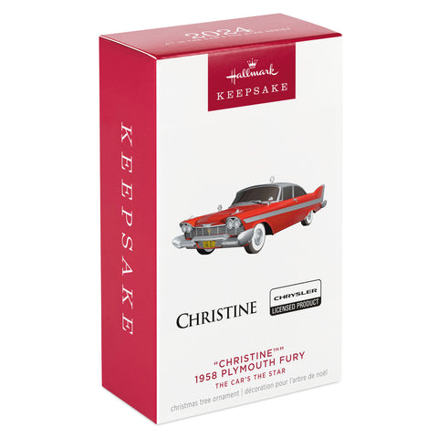 The Car's the Star Christine™ 1958 Plymouth Fury Metal 2024 Hallmark Keepsake Ornament Hallmark Keepsake Ornament Hallmark   