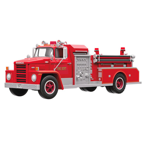 Hallmark Fire Brigade 1973 Dodge C800 Fire Engine 2026 Ornament With Light Hallmark