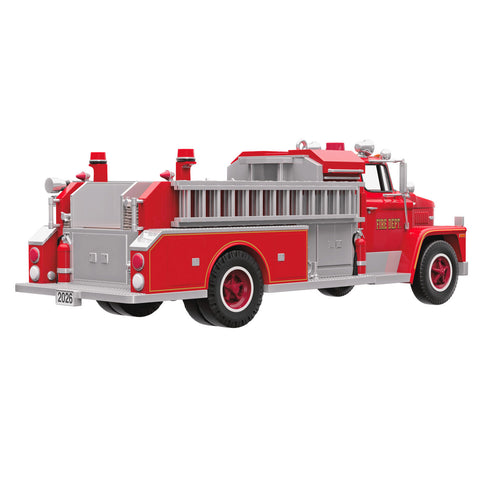 Hallmark Fire Brigade 1973 Dodge C800 Fire Engine 2026 Ornament With Light Hallmark