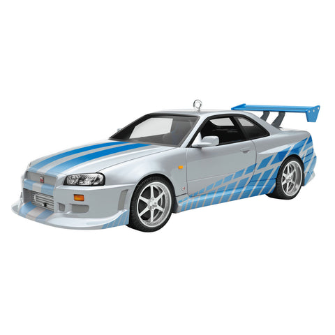 Hallmark The Car's the Star 2 Fast 2 Furious 1999 Nissan Skyline GT-R Metal Ornament Hallmark