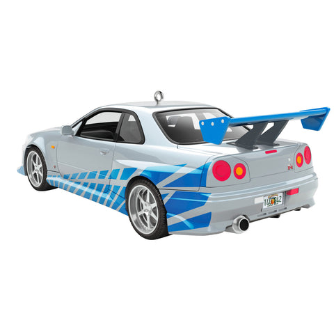 Hallmark The Car's the Star 2 Fast 2 Furious 1999 Nissan Skyline GT-R Metal Ornament Hallmark
