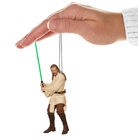 Star Wars: The Phantom Menace™ 25th Anniversary Qui-Gon Jinn™ 2024 Hallmark Keepsake Ornament Hallmark Keepsake Ornament Hallmark   