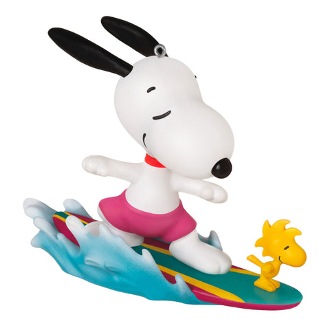 Peanuts® Spotlight on Snoopy Surf's Up! 2024 Hallmark Keepsake Ornament Hallmark Keepsake Ornament Hallmark Default Title  