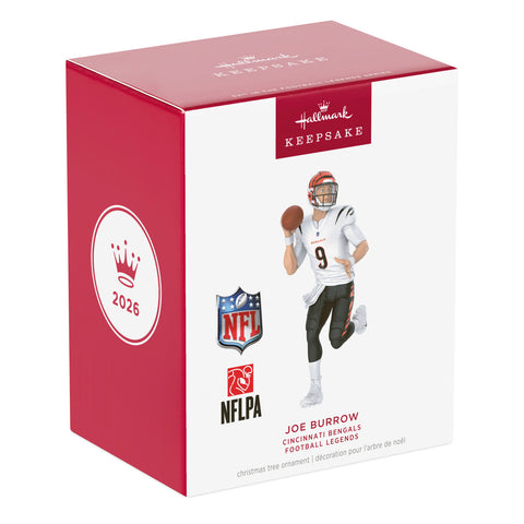 Hallmark NFL Cincinnati Bengals Joe Burrow Football Legends Ornament Hallmark