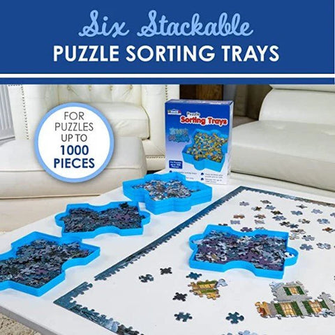 Puzzle Sorting Trays White Mountain