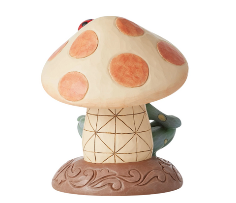 Frog Leaning on Mushroom by Jim Shore  Enesco   