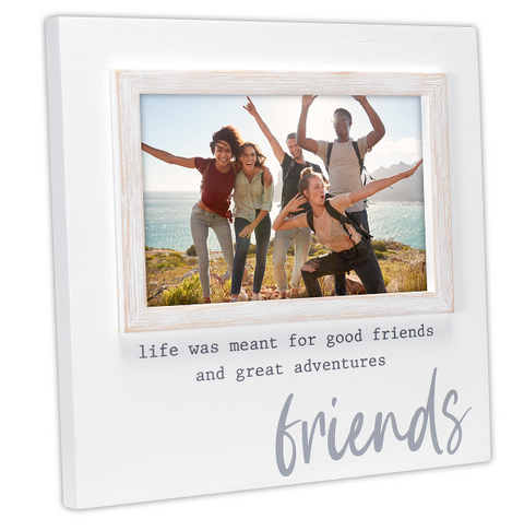 4X6 Friends Rustic Script Picture Frame  Malden International Designs   