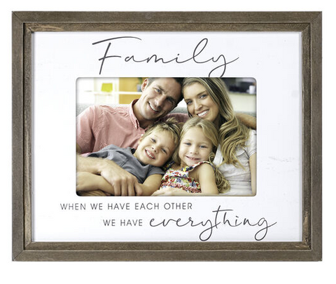 4X6 Rustic Family Picture Frame  Malden International Designs   