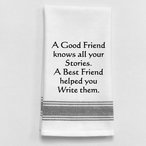 Good Friend Bistro Towel  Wild Hare Designs   