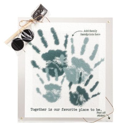 Family Handprint Frame Mud Pie