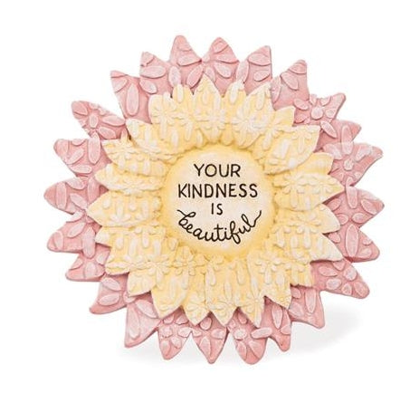Your Kindness Is Beautiful Floral Plaque Blossom Bucket