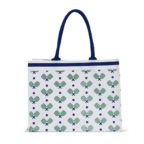 Pickleball Tote  Two's Company Blue/Green  