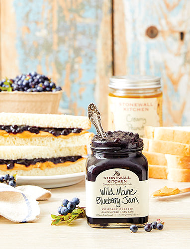 Wild Maine Blueberry Jam Jam Stonewall Kitchen   