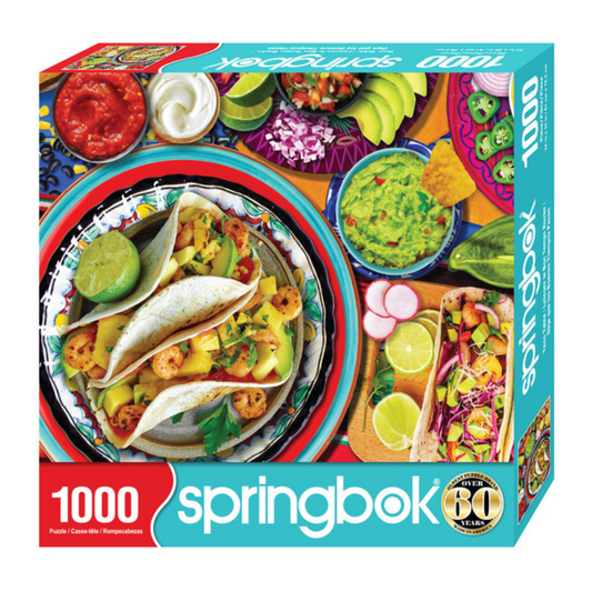 Taco Table 1000 Piece Puzzle Jigsaw Puzzle Springbok   