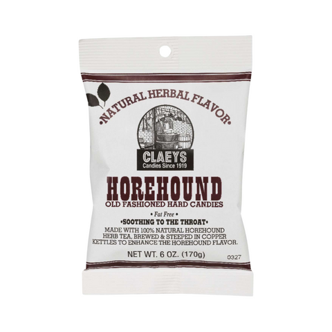Horehound 6 oz Bag of Claey's Old Fashioned Hard Candies  Grandpa Joe's   