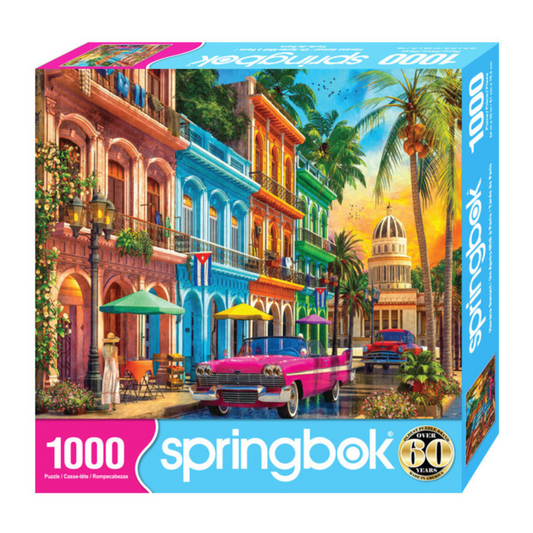 Havana Sunset 1000 Piece Puzzle Jigsaw Puzzle Springbok   