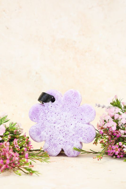 French Lavender Wild Flower Soap Sponge Soap Spongellé   