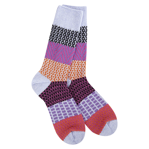 Weekend Gallery Crew Lavendar Socks Socks World's Softest Socks   