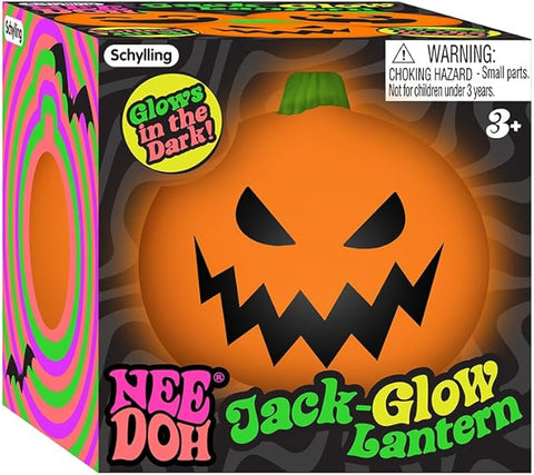 Jack-Glow-Lantern NeeDoh Ball Stress Ball Schylling Evil Grin  