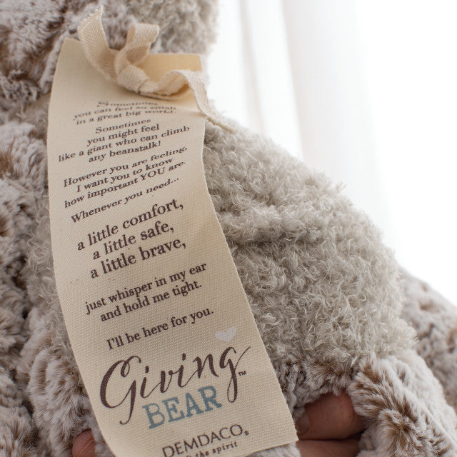 Giving Bear Stuffed Animal Demdaco   