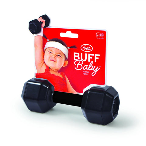 Buff Baby Rattle Baby Fred & Friends   