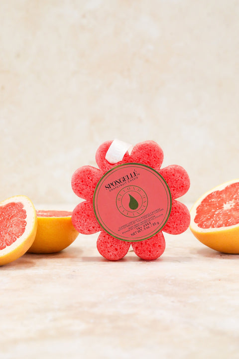 Grapefruit Cassis Wild Flower Bath Sponge Soap Spongellé   