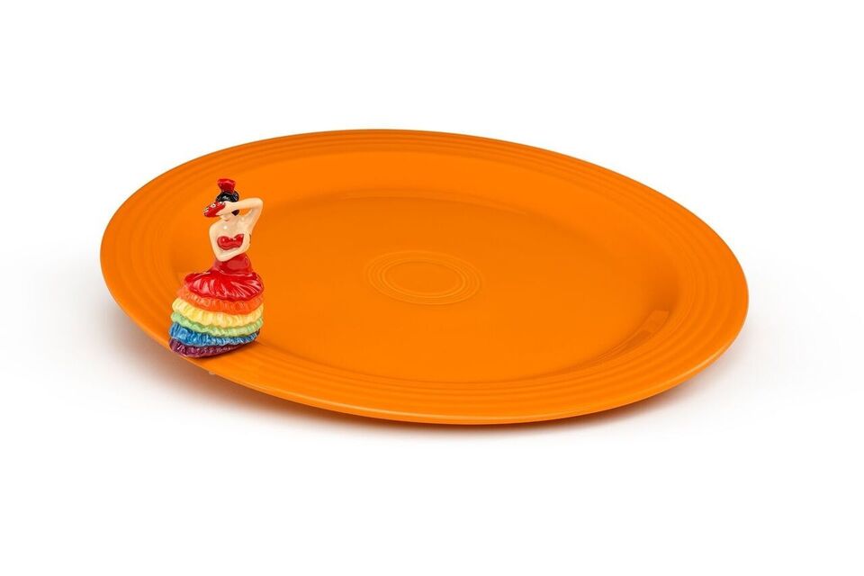 Fiesta Platter  with Mini by Nora Fleming (RETIRED) Nora Fleming Mini Nora Fleming   