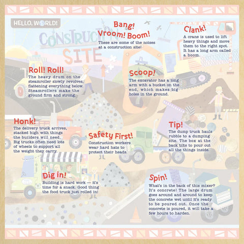 Hello, World! - Construction Site 48 Piece Wood Jigsaw Puzzle MasterPieces Puzzle Company