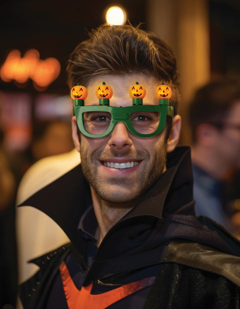 Spooky LITES! Jumbo Flashing Halloween Glasses  DM Merchandising   