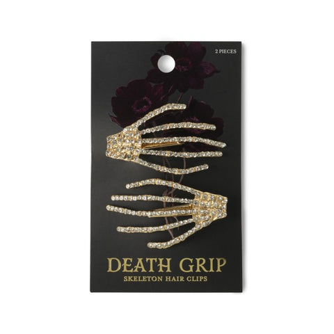 Halloween Death Grip Skeleton Hair Clips  DM Merchandising   