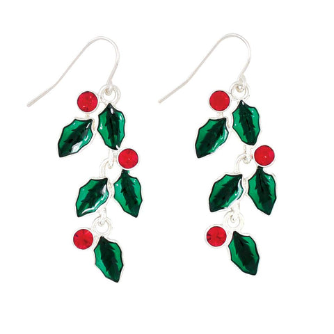 Cascading Holly Earrings Earrings Periwinkle   