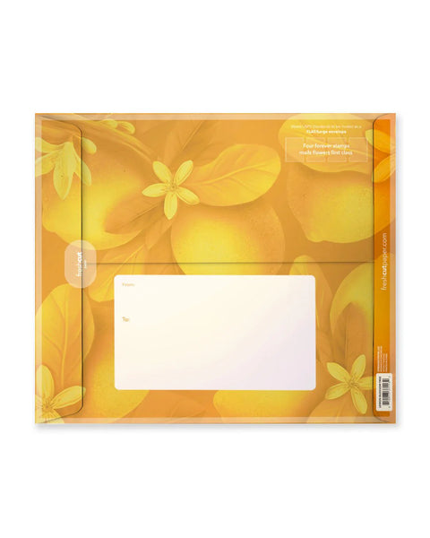 Lemon Blossom Tree Life-Sized Pop-Up Flower Bouquet Greeting Card Freshcut Paper   
