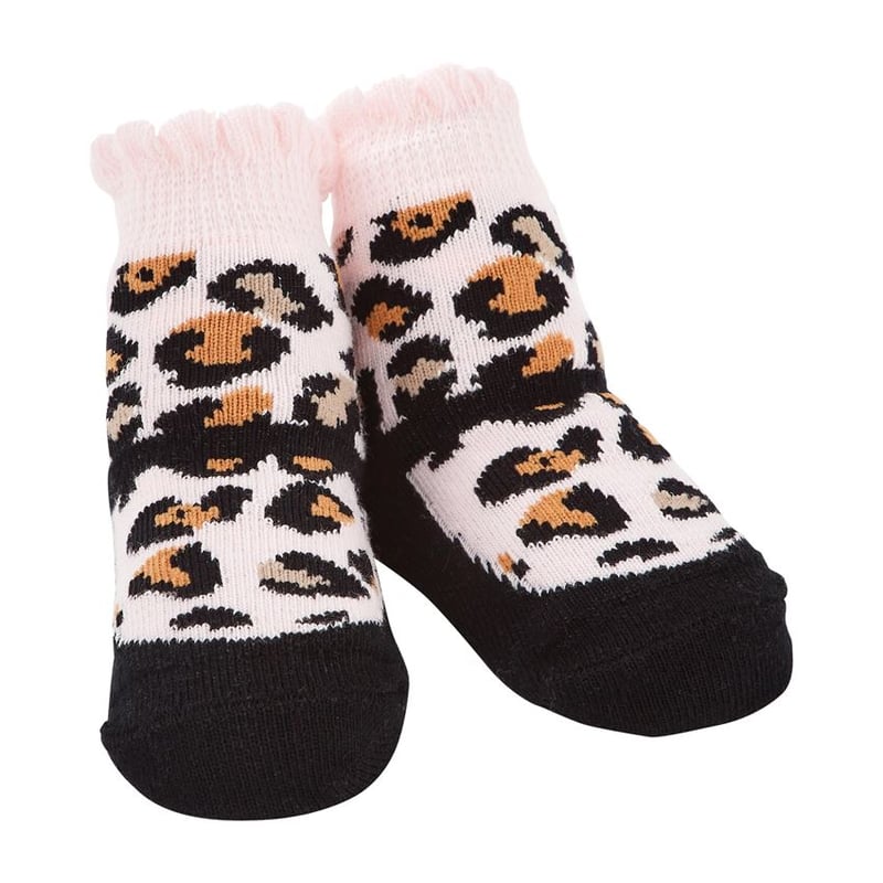 Black Leopard Socks Socks Mud Pie   