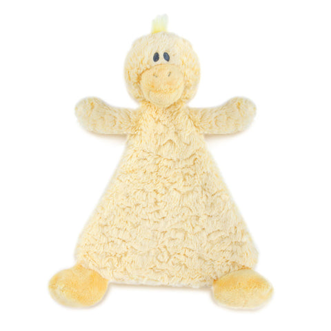 Daddles Duck Rattle Blankie Blanket Demdaco   