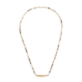 Necklace/Bracelet - Taupe Mx  Demdaco   