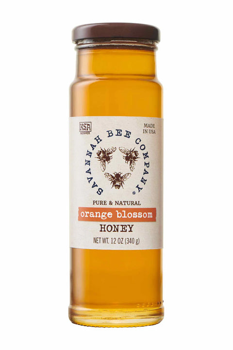 12 oz Orange Blossom Honey  Savannah Bee Company   