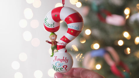 Naughty or Nice? 2024 Hallmark Keepsake Ornament With Light and Sound Hallmark Keepsake Ornament Hallmark