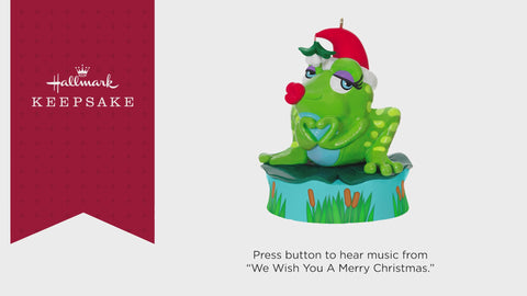 Mistle-Toad 2024 Hallmark Keepsake Ornament With Sound Hallmark Keepsake Ornament Hallmark