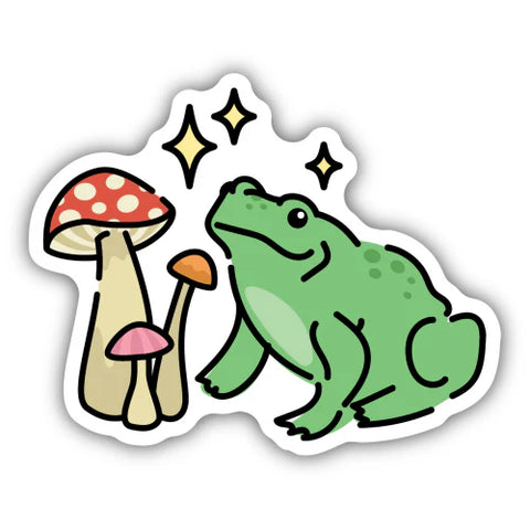 Mushroom Frog Sticker  Stickers Northwest   