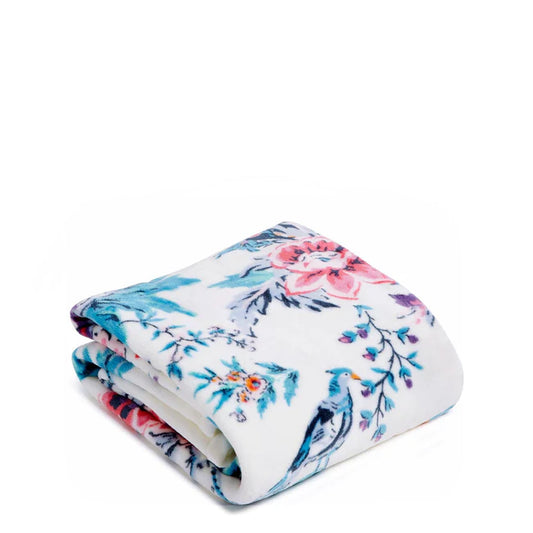 Plush Throw Blanket in Magnifique Floral Blanket Vera Bradley   