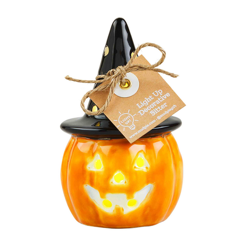 Pumpkin Light Up Sitter Décor Mud Pie   