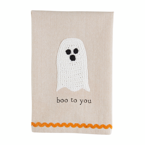 Boo Crochet Towel Towel Mud Pie   