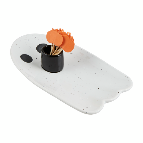 Ghost Tray & Toothpick Set Toothpick Set Mud Pie   