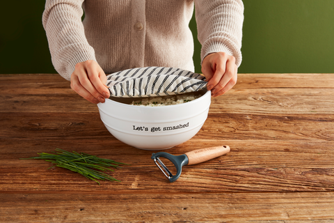 Covered Mashed Potato Bowl Set Kitchen Mud Pie   